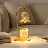 Flower-Shaped Warm Audience Candle Warmer Lamp